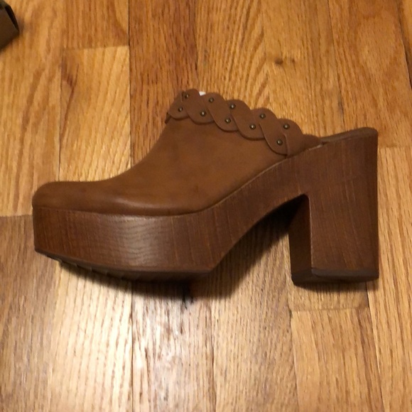 Platform heeled clogs size 8 - Picture 4 of 6
